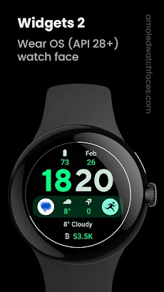 Widgets 2: Wear OS watch faceのおすすめ画像1