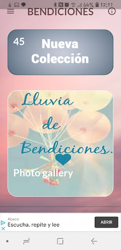 Android application BENDICIONES RELIGIOSAS screenshort
