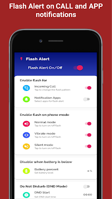 Flash Alert on Call - Flashligのおすすめ画像1