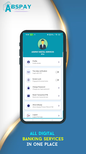 AbsPay - Recharge, AEPS, mATM Screen 2