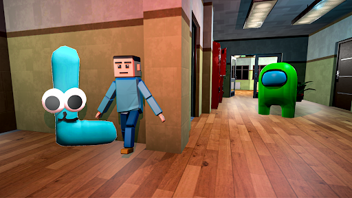 Alphabet 3D Survivor Game Screen 2