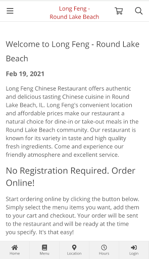 Android application Long Feng - Round Lake Beach screenshort