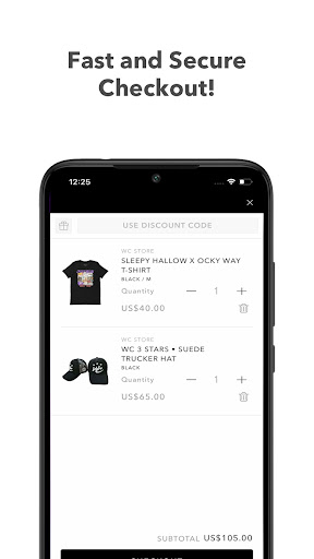 Screenshot of WC Store