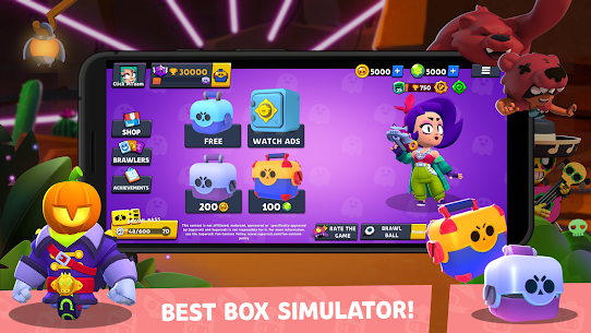Splash Box Simulator for Brawl Stars  Cool Boxes! Apk Download 3