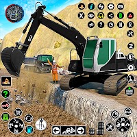 Snow Road Crane Excavator Simulator