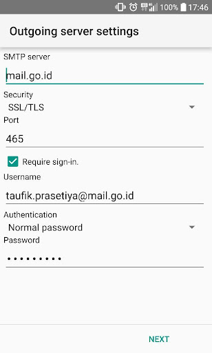 Android application Mail.go.id Client screenshort