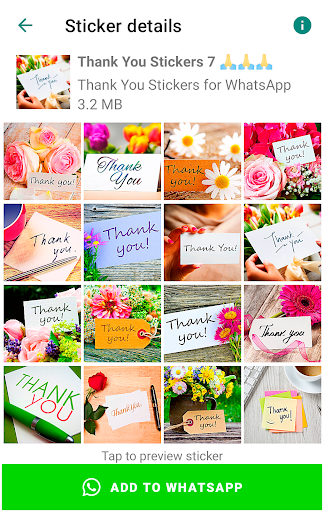 Thank You Sticker for WhatsApp Screen 3
