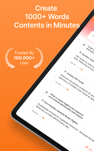 Screenshot of Eskritor: AI Writing Assistant