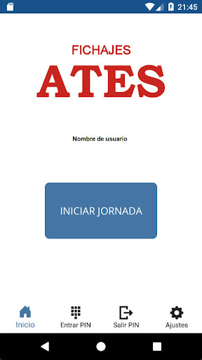 Fichajes ATES Screen 2