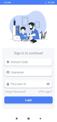 Android application Edubricz Staff App screenshort