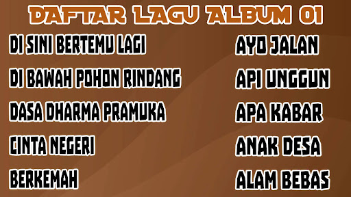 Lagu Pramuka Lengkap Offline Screen 2