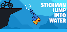 Stickman Jump into Waterのおすすめ画像1