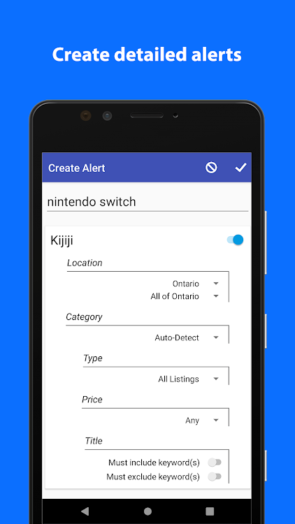 Ad Alerts - Kijiji, Ebay, etc - 1.4.14 - (Android)