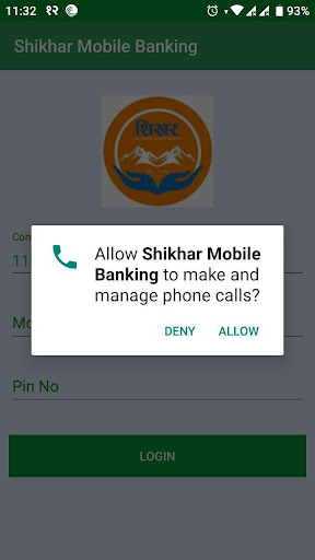 Shikhar Mobile Banking Screen 2