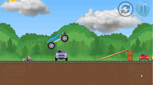 Android application Monster Truck Jump screenshort