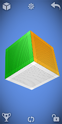 Magic Cube Rubik Puzzle 3D