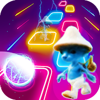 Smurf Cat 3D Music Tiles Hop