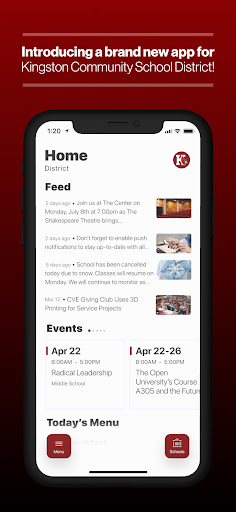 Android application Kingston Community Schools MI screenshort