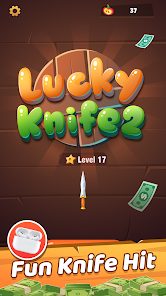 Lucky Knife 2 -Fun Knife Game apkpoly screenshots 2