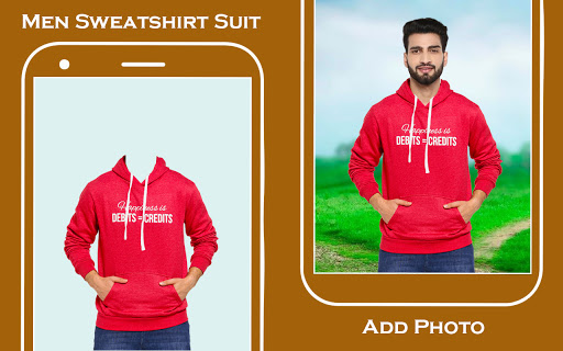 Android application Sweatshirt T shirt photo suit screenshort