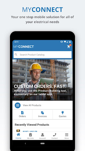 Android application ISN MyConnect screenshort