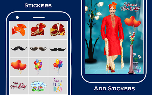 Men sherwani suit photo editor Screen 3
