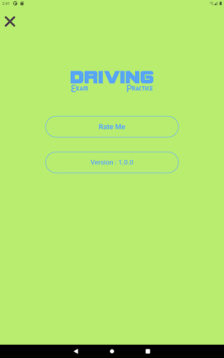 Driving Exam Practice
