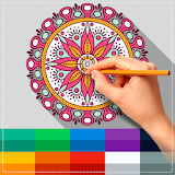 Mandala Coloring Page NEW icon