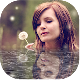 Water reflection photo editor icon