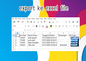 Absensi Siswa Scan QR Code ke Excel screenshot 3