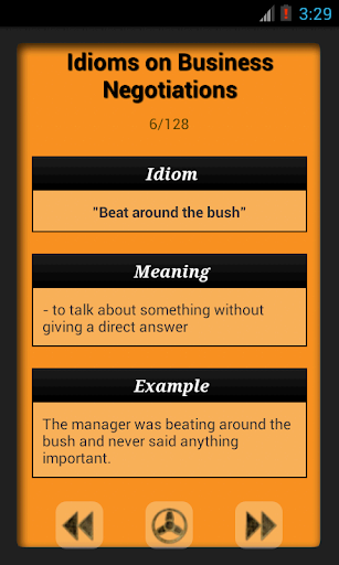 Idioms & Phrases with Meaning Screen 3