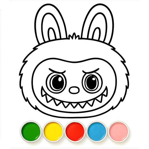 Labubu Coloring Games for Kids Tải xuống trên Windows