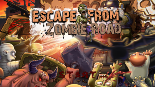 Android application Escape From Zombie Road: The L screenshort