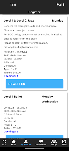 Burlington Dance Center Screen 3