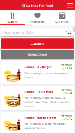 Tá Na Hora Fast Food Screen 2