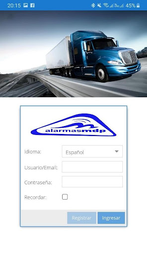 Android application AlarmasMDP Administrador screenshort