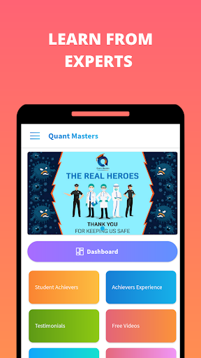 Android application Quant Masters - Learning App screenshort