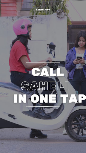 Android application Saheli Ride- Female Bike Taxi screenshort