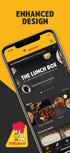 Android application St-Hubert screenshort