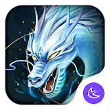 Divine Cool White Dragon-APUS Launcher theme icon