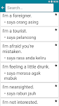 screenshot of Malay - English
