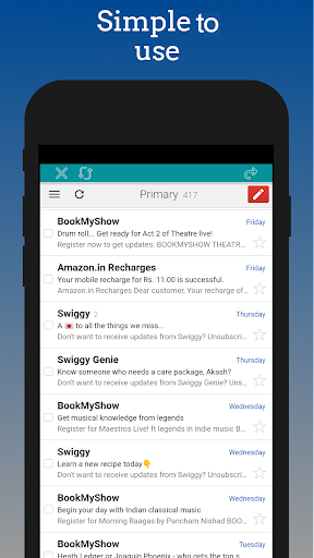 Mailbox: All in One Mail Inbox Screen 3