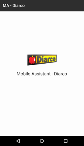 Android application MA - Diarco screenshort