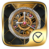 Luxurious GO Clock Themes icon