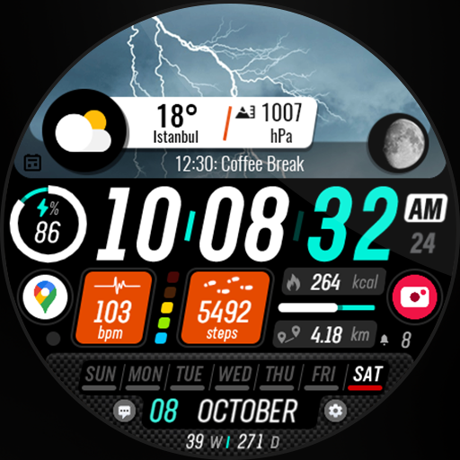 Sharper Clock - Watch Face logo