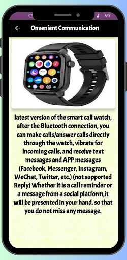 Colesma Smart Watch Guide Screen 2