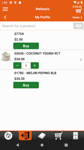 Melissas Checkout Screen 2