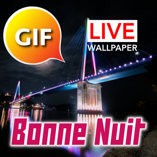 French Good Night Gif Images logo