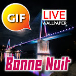Cover Image of ดาวน์โหลด French Good Night Gif Images  APK