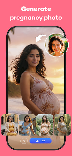 Screenshot of AI Baby Face Generator: BabyS